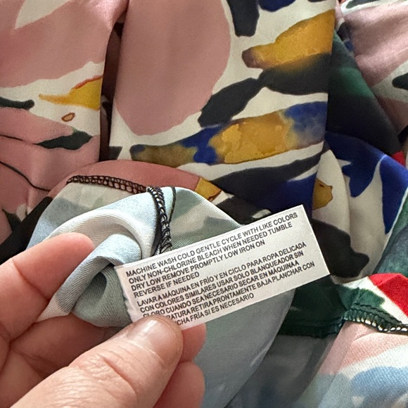 Multicolor long sleeve maxi dress extra large - Picture 5 of 7